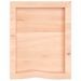 Étagère murale 40x50x(2-4)cm bois de chêne massif non traité - Photo n°5