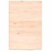 Étagère murale 40x60x(2-4) cm bois de chêne massif non traité - Photo n°3