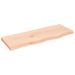 Étagère murale 80x30x(2-4) cm bois de chêne massif non traité - Photo n°1