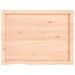 Étagère murale 80x60x(2-4) cm bois de chêne massif non traité - Photo n°5