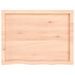 Étagère murale 80x60x(2-6) cm bois de chêne massif non traité - Photo n°5