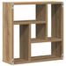 Étagère murale chêne artisanal 45x16x45 cm bois d'ingénierie - Photo n°6