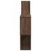 Étagère murale chêne marron 100x15x70 cm bois d'ingénierie - Photo n°5