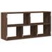 Étagère murale chêne marron 100x25x50 cm bois d'ingénierie - Photo n°6