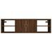 Étagère murale chêne marron 102x30x29 cm bois d'ingénierie - Photo n°5