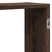 Étagère murale chêne marron 129x18x42 cm bois d'ingénierie - Photo n°8