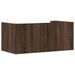 Étagère murale chêne marron 70,5x35x30,5 cm bois d'ingénierie - Photo n°6