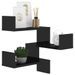 Étagère murale d'angle Verzo L 40 x H 50 x P 40 cm - Originale et moderne - Photo n°1