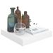 Étagère murale flottante Blanc brillant 23x23,5x3,8 cm MDF - Photo n°1
