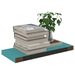Étagère murale flottante Bleu 60x23,5x3,8 cm MDF - Photo n°1