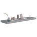 Étagère murale flottante Gris 90x23,5x3,8 cm MDF - Photo n°1