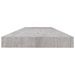 Étagère murale flottante Gris béton 120x23,5x3,8 cm MDF - Photo n°5