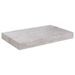 Étagère murale flottante Gris béton 23x23,5x3,8 cm MDF - Photo n°1