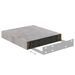 Étagère murale flottante Gris béton 23x23,5x3,8 cm MDF - Photo n°7