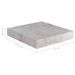 Étagère murale flottante Gris béton 23x23,5x3,8 cm MDF - Photo n°9