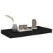 Étagère murale flottante Noir 50x23x3,8 cm MDF - Photo n°1