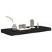 Étagère murale flottante Noir 60x23,5x3,8 cm MDF - Photo n°1