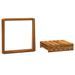 Étagère pliable à 3 niveaux Marron 43x31x63 cm Bois d'acacia - Photo n°9