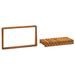 Étagère pliable à 3 niveaux Marron 70x31x63 cm Bois d'acacia - Photo n°9