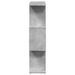 Étagère séparatrice de pièce à 3 niveaux gris béton 70x24x97 cm - Photo n°6