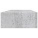 Étagères à tiroir murales 2 pcs Gris béton 60x23,5x10 cm MDF - Photo n°6