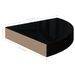 Étagères d'angle flottantes 2 pcs Noir brillant 25x25x3,8cm MDF - Photo n°9