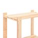 Étagères de rangement à 3 niveaux 2 pcs 60x38x90 cm Pin 150 kg - Photo n°6