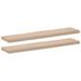 Étagères flottantes 2 pcs 110x23,5x4 cm bois d'ingénierie - Photo n°2