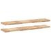 Étagères flottantes 2 pcs 120x30x4 cm acacia massif non traité - Photo n°2