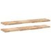 Étagères flottantes 2 pcs 140x30x4 cm acacia massif non traité - Photo n°2