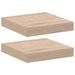 Étagères flottantes 2 pcs 23x23,5x4 cm bois d'ingénierie - Photo n°2