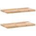 Étagères flottantes 2 pcs 40x20x2 cm acacia massif non traité - Photo n°2