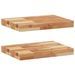 Étagères flottantes 2 pcs 60x30x4 cm acacia massif à l'huile - Photo n°2