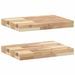 Étagères flottantes 2 pcs 60x30x4 cm acacia massif non traité - Photo n°2