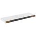 Étagères flottantes 2 pcs Chêne et blanc 80x23,5x3,8 cm MDF - Photo n°7