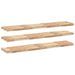 Étagères flottantes 3 pcs 120x30x4 cm acacia massif non traité - Photo n°2