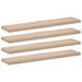 Étagères flottantes 4 pcs 110x23,5x4 cm bois d'ingénierie - Photo n°2