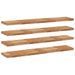 Étagères flottantes 4 pcs 140x30x4 cm acacia massif à l'huile - Photo n°2