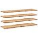 Étagères flottantes 4 pcs 140x40x2 cm acacia massif à l'huile - Photo n°2