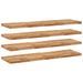 Étagères flottantes 4 pcs 140x40x4 cm acacia massif à l'huile - Photo n°2