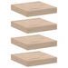 Étagères flottantes 4 pcs 23x23,5x4 cm bois d'ingénierie - Photo n°2