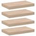 Étagères flottantes 4 pcs 40x23,5x4 cm bois d'ingénierie - Photo n°2