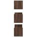 Étagères murales 3pcs chêne marron 58x18x18cm bois d'ingénierie - Photo n°5