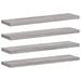 Étagères murales 4 pcs sonoma gris 40x10x1,5 cm bois ingénierie - Photo n°1