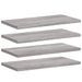 Étagères murales 4 pcs sonoma gris 40x20x1,5 cm bois ingénierie - Photo n°1