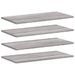 Étagères murales 4 pcs sonoma gris 60x20x1,5 cm bois ingénierie - Photo n°1