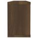 Étagères murales cube 2 pcs Chêne marron 60x15x23 cm Bois - Photo n°5