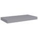 Étagères murales flottantes 4 pcs Gris 50x23x3,8 cm MDF - Photo n°4