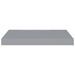 Étagères murales flottantes 4 pcs Gris 50x23x3,8 cm MDF - Photo n°5