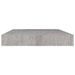 Étagères murales flottantes 4 pcs Gris béton 50x23x3,8 cm MDF - Photo n°6